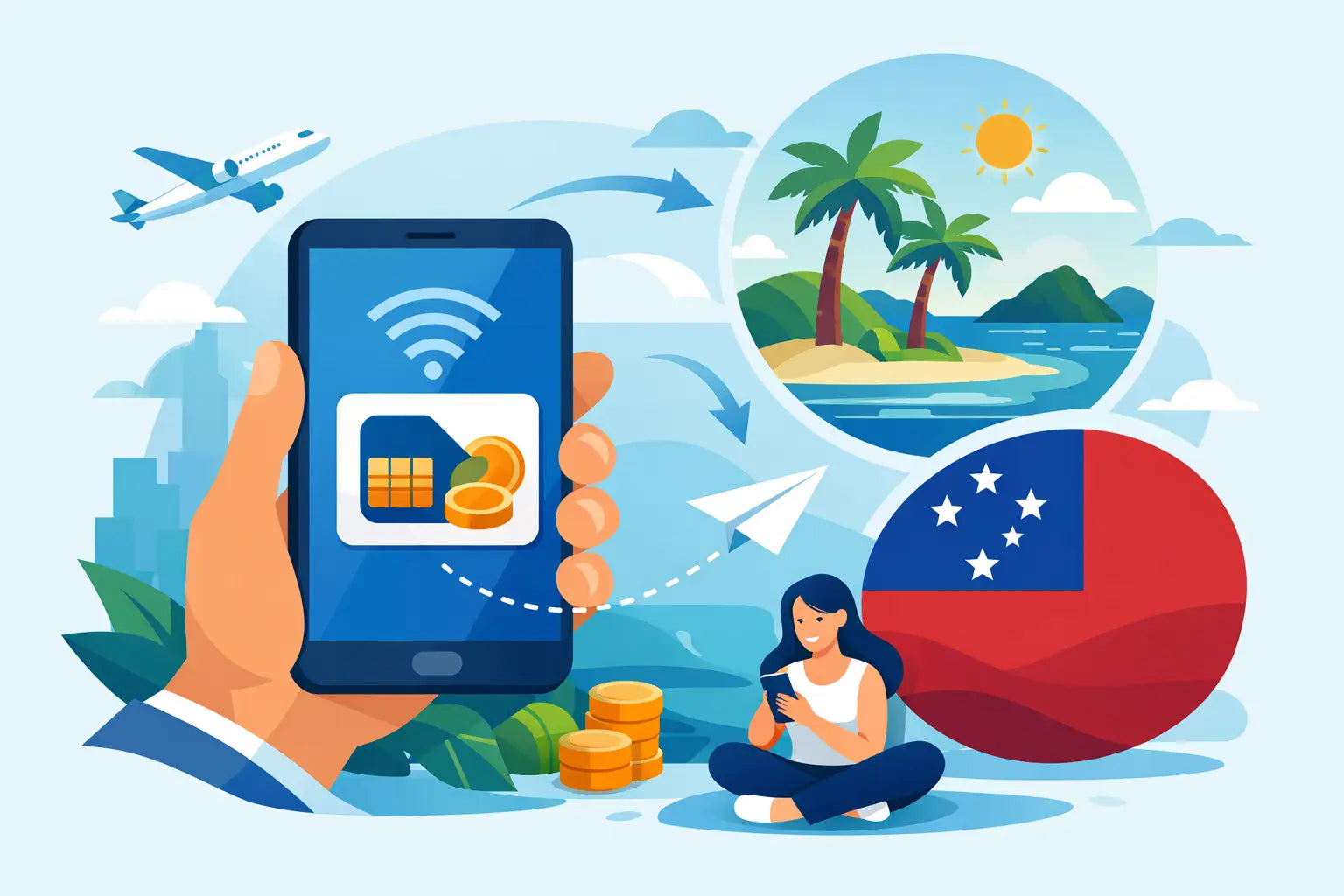 How to Buy Mobile Top Up for Samoa