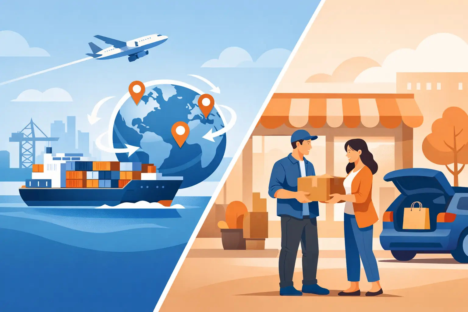 International Shipping vs Local Pickup for Aiga
