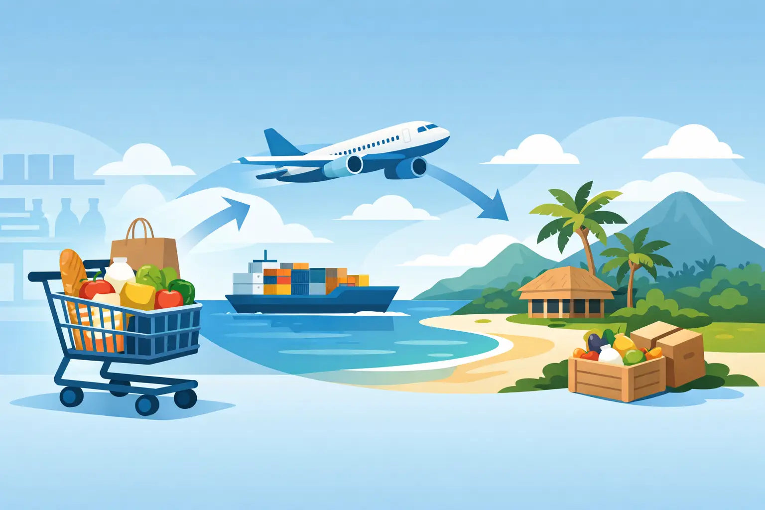 How to Send Supermarket Items to Samoa