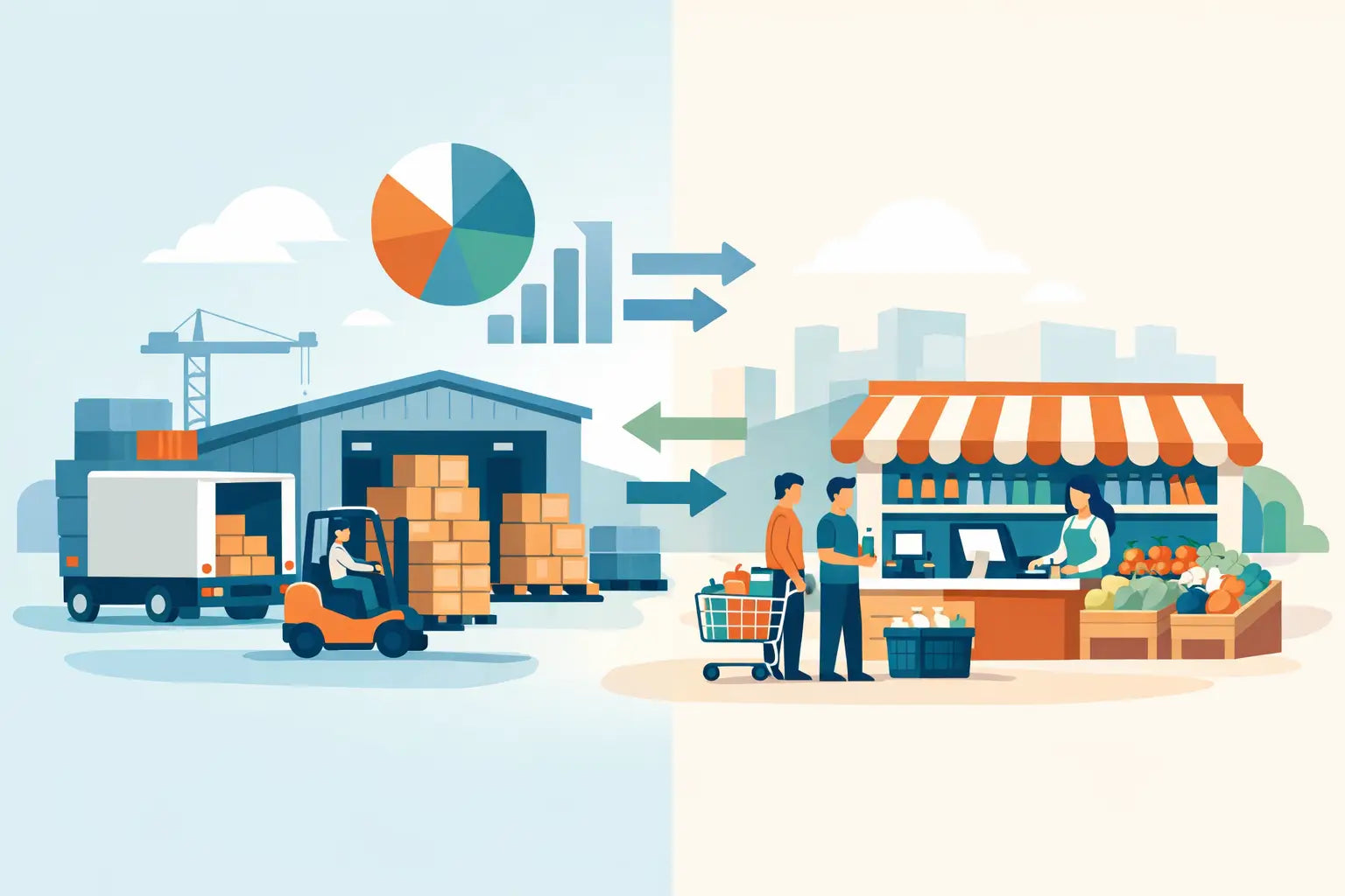 Supermarket Wholesale and Retail Explained