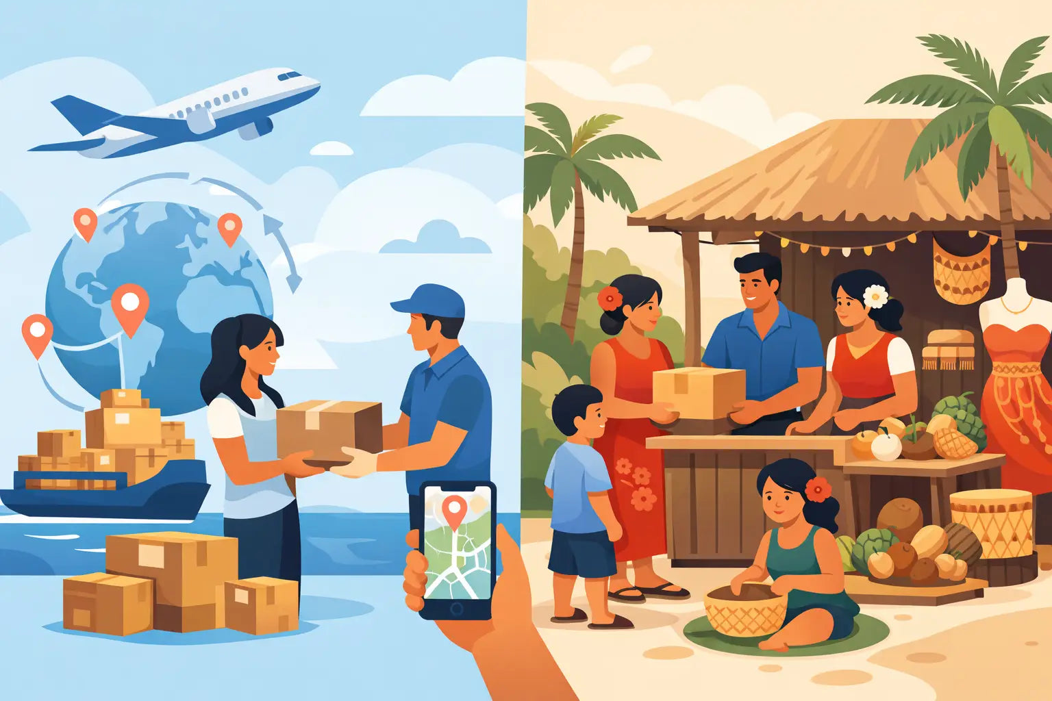 International Parcels Versus Samoa Merchants