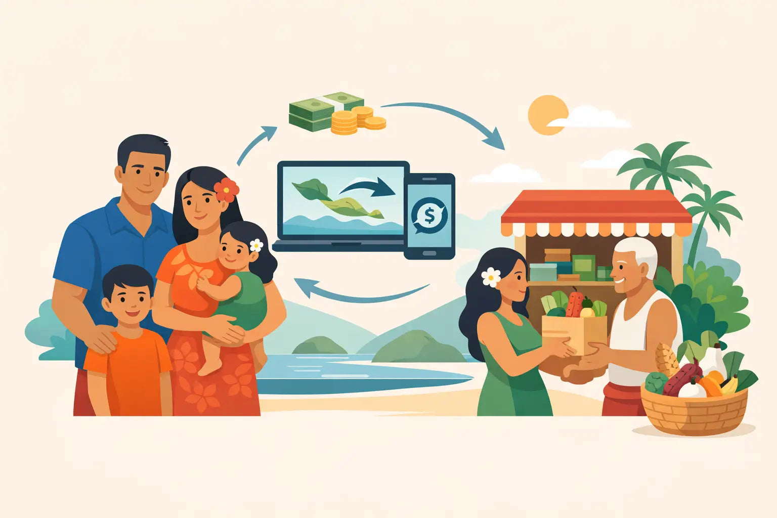A Diaspora Grocery Support Example for Samoa