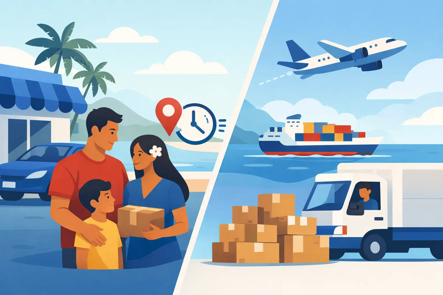 Is Local Pickup Faster Than Shipping? For Samoa