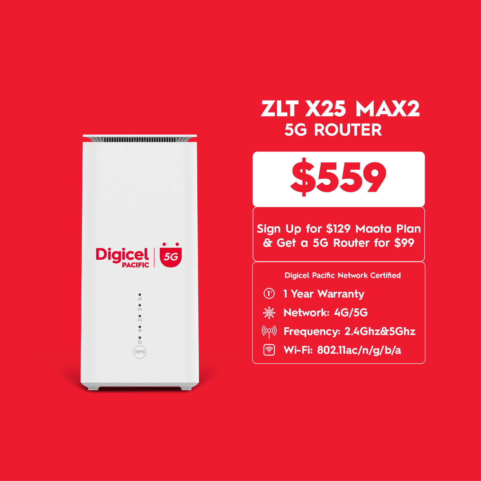 ZLT X25 MAX2 5G ROUTER