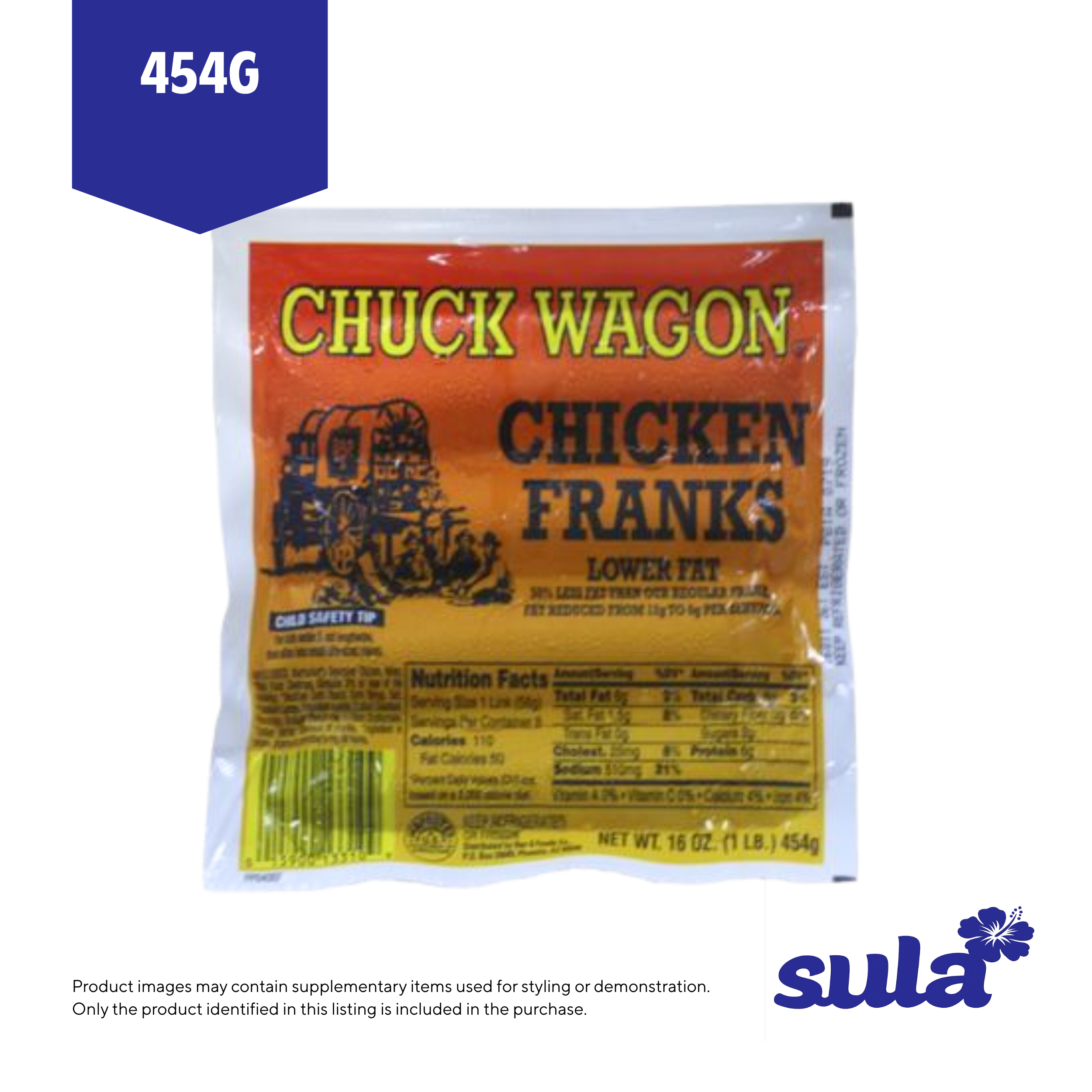 Chuck Wagon Chicken Franks 16Oz - Pickup from Sula's Supermarket & Bakery – Moata'a