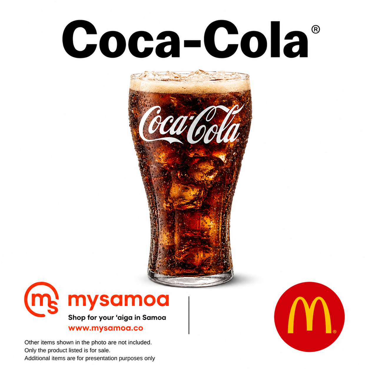 Large soft drink from McDonald's Samoa Vaea St Apia for pickup or delivery