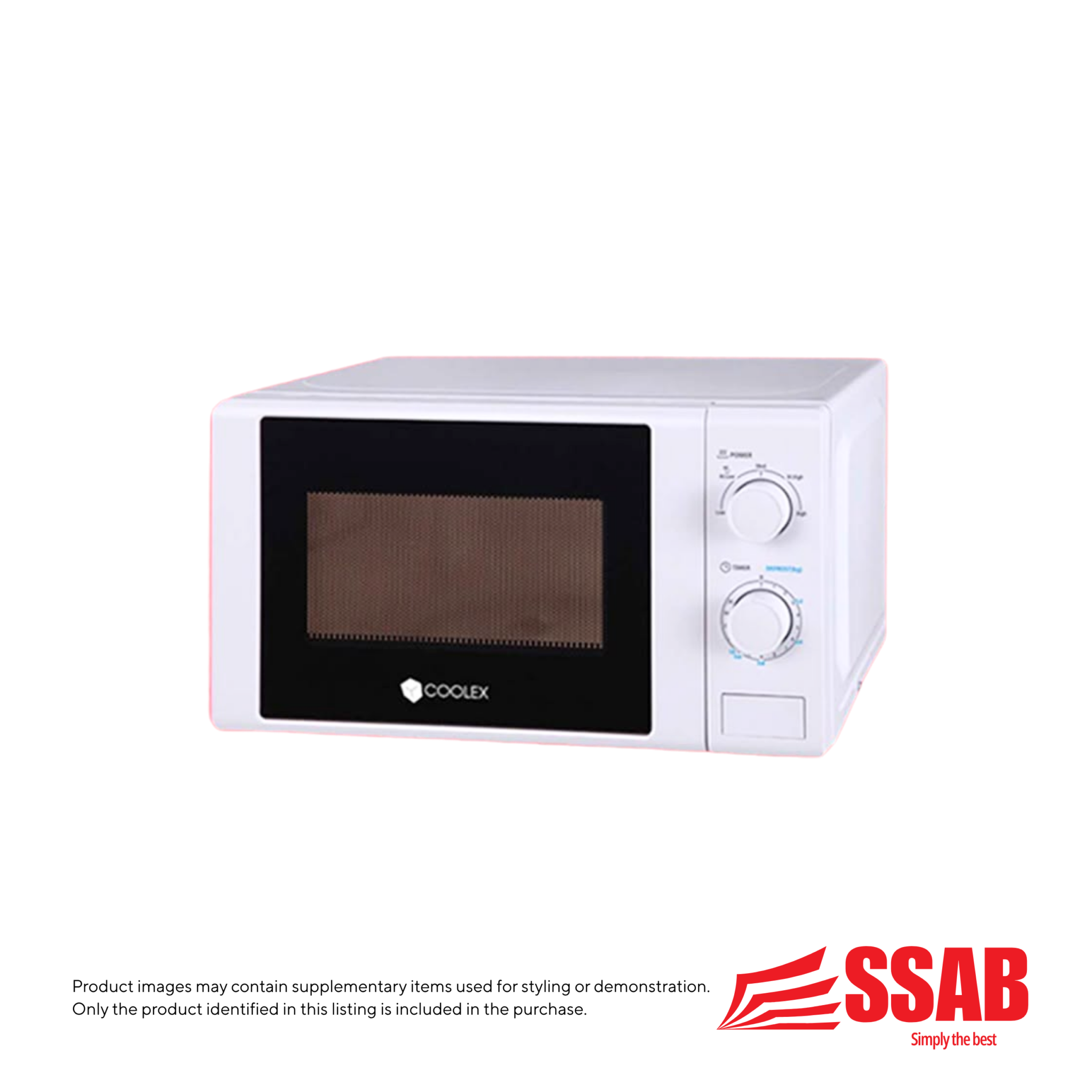 Coolex 20L Microwave available for pickup at SSAB Megastore Togafu'afu'a with delivery options across Upolu via My Samoa