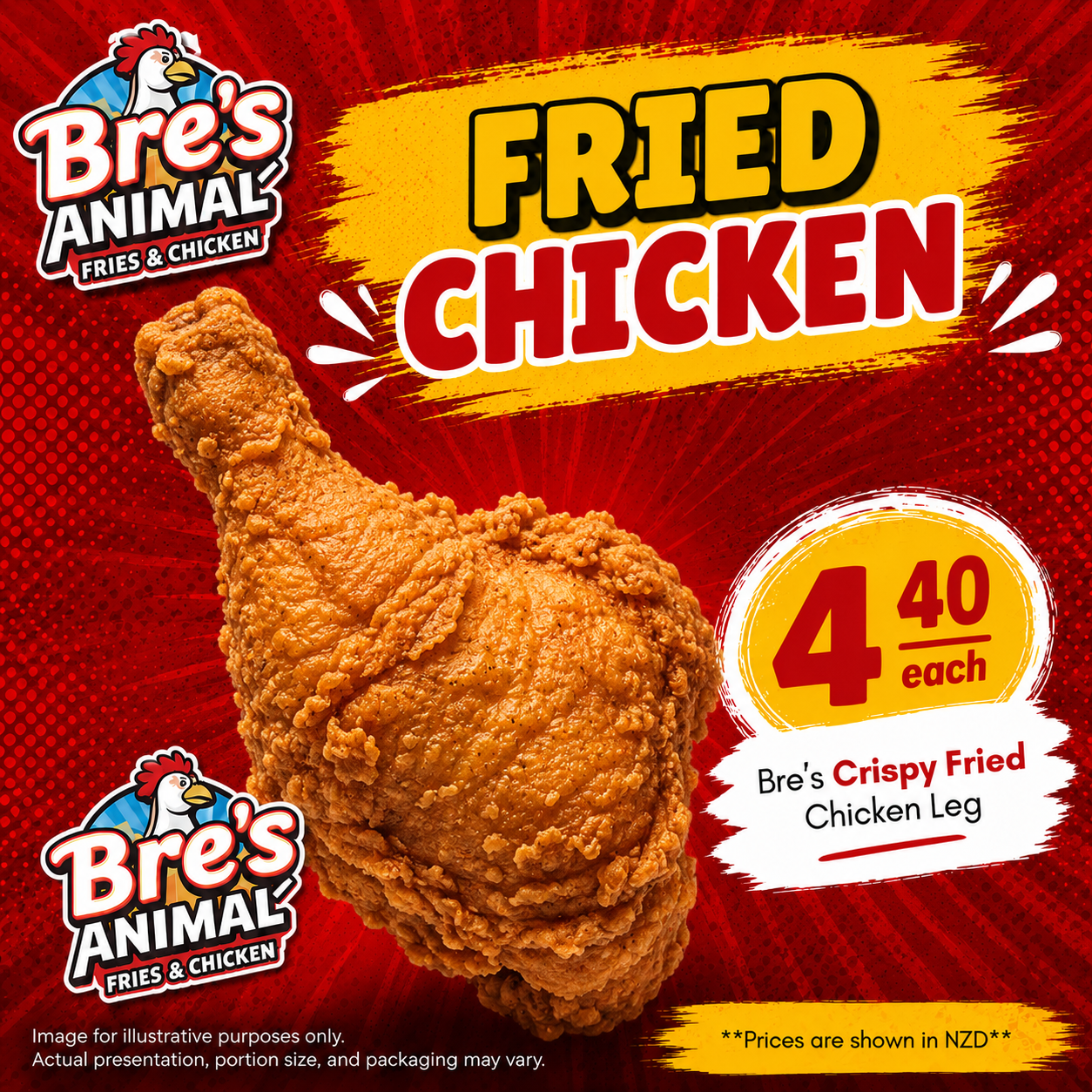 Extra Fried Chicken Leg