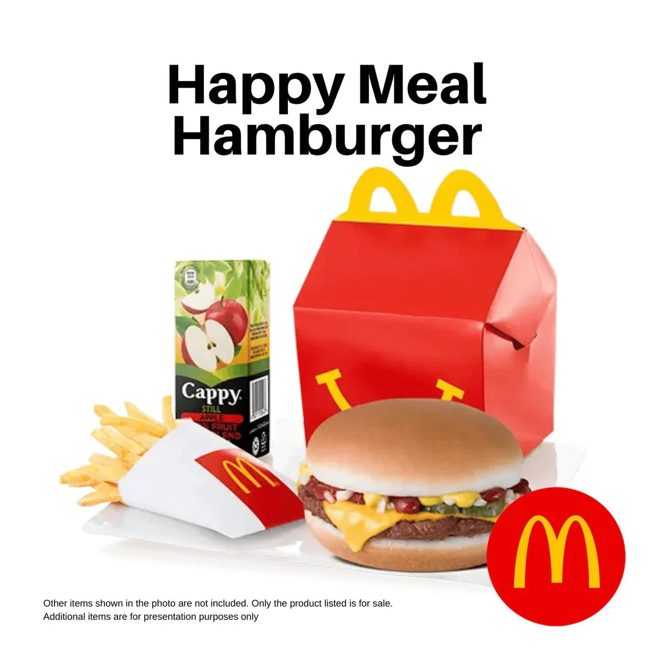 Hamburger Happy Meal from McDonald's Samoa with online order and delivery options