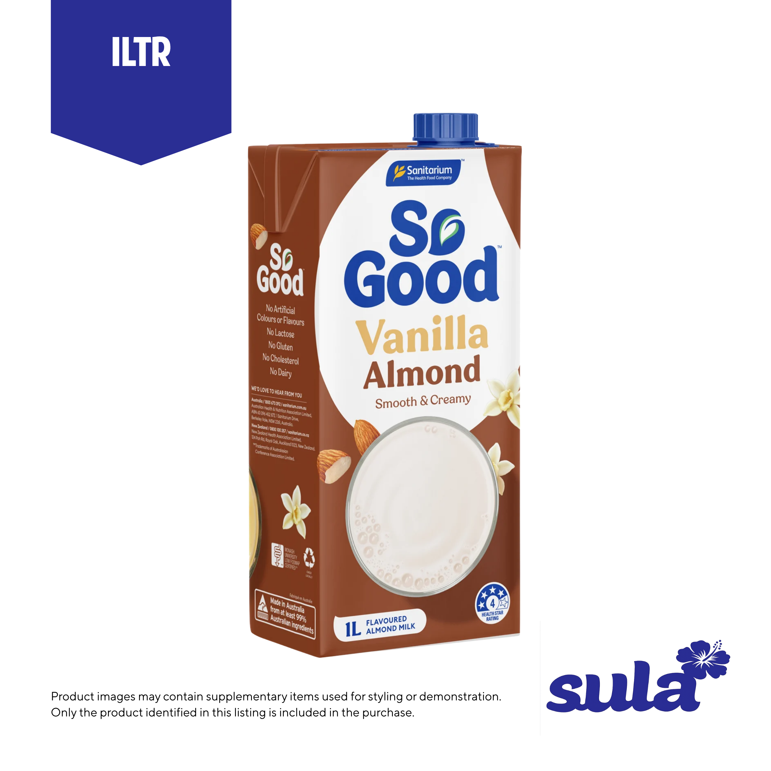 Sanitarium So Good Almond Vanilla 1Ltr - Pickup from Sula's Supermarket & Bakery – Moata'a