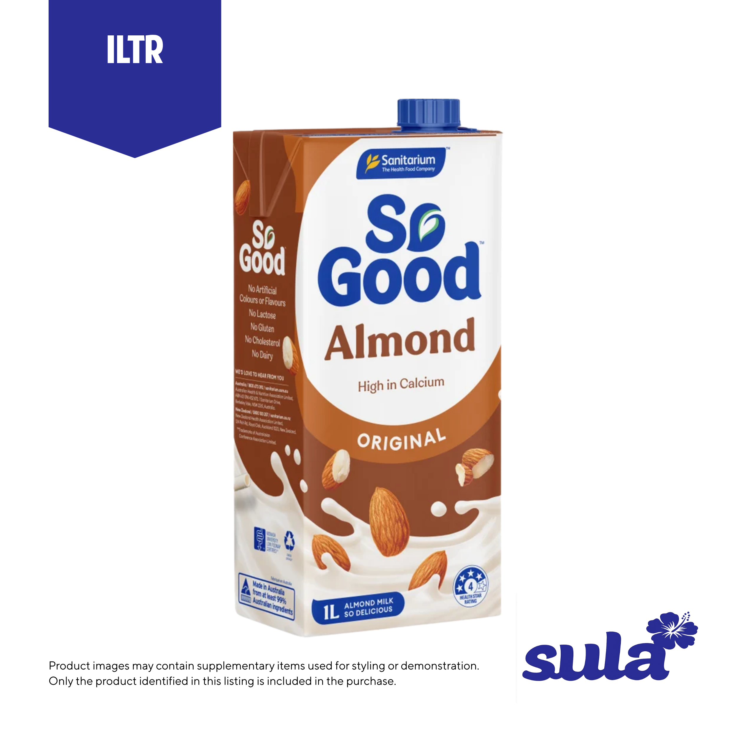 So Good Almond Org Milk 1L - Pickup from Sula's Supermarket & Bakery – Moata'a