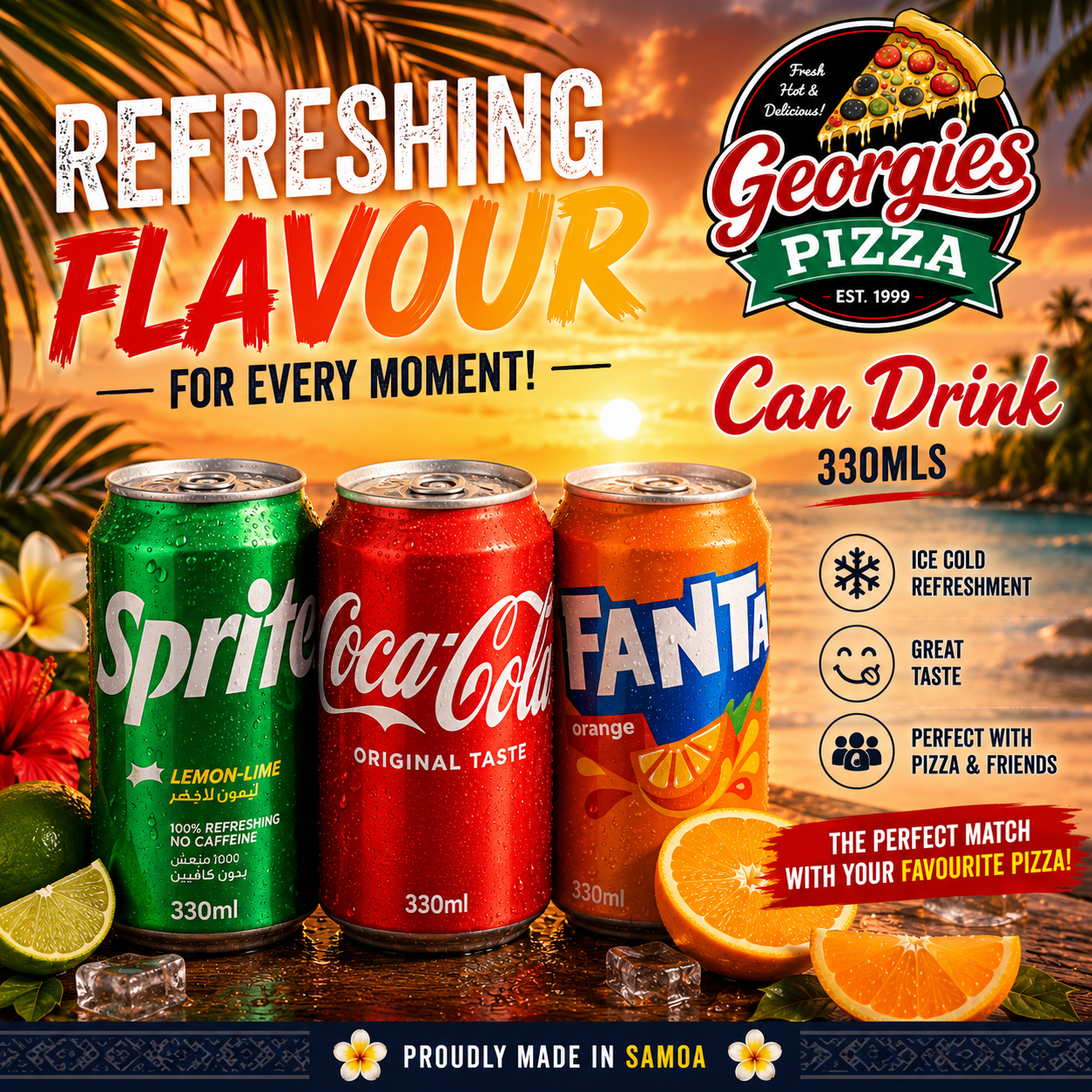 Soda Can 330ml Assorted