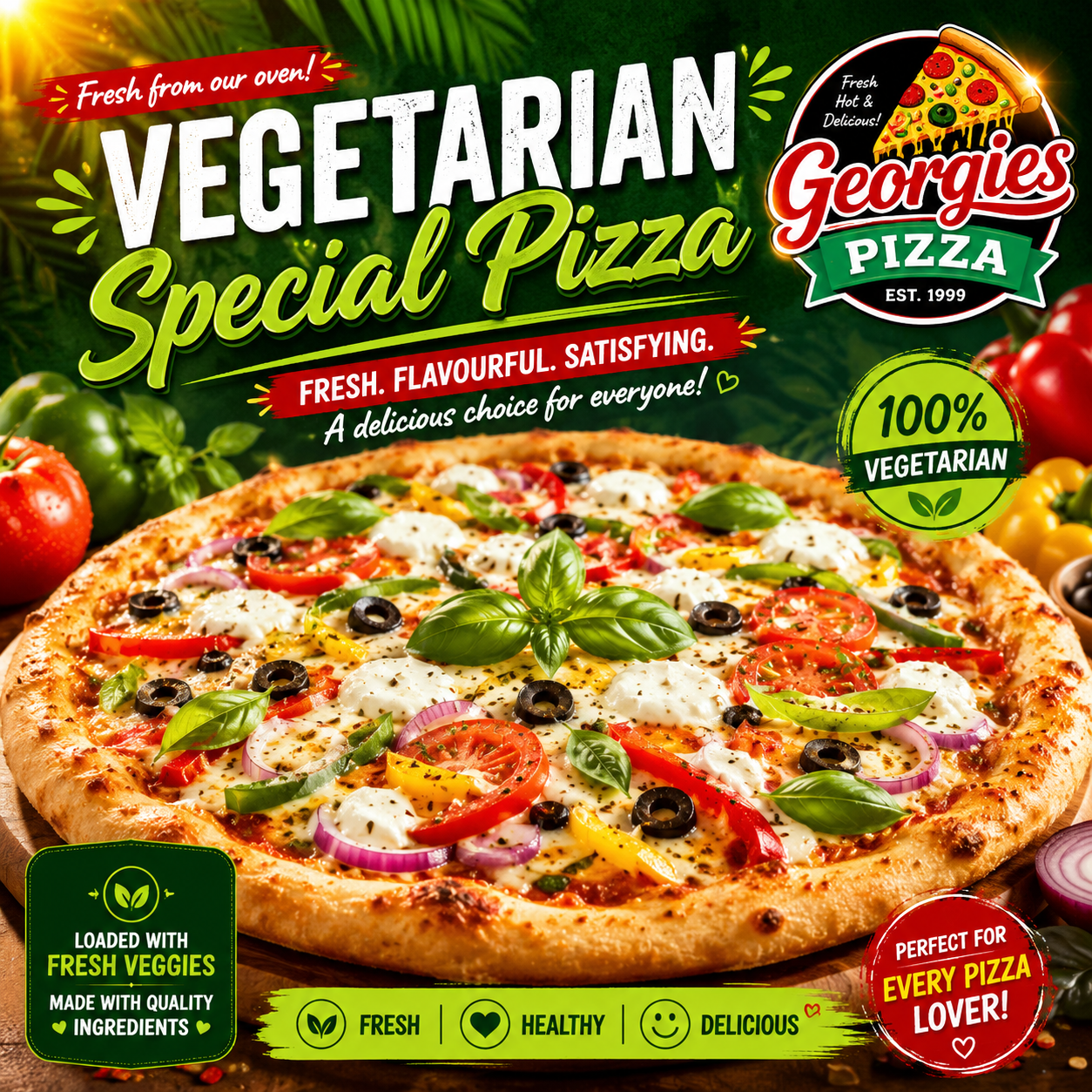 Vegetarian Special Pizza