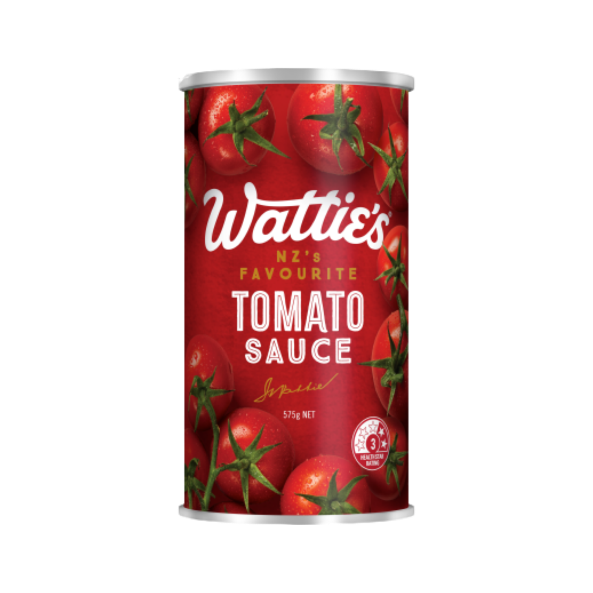 Watties tomato sauce 575g bottle displayed at Chan Mow Supermarket Samoa