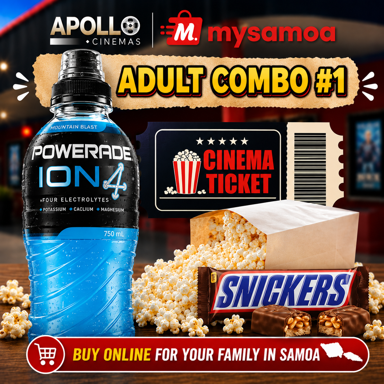 Adult Combo #1 - Apollo Cinemas