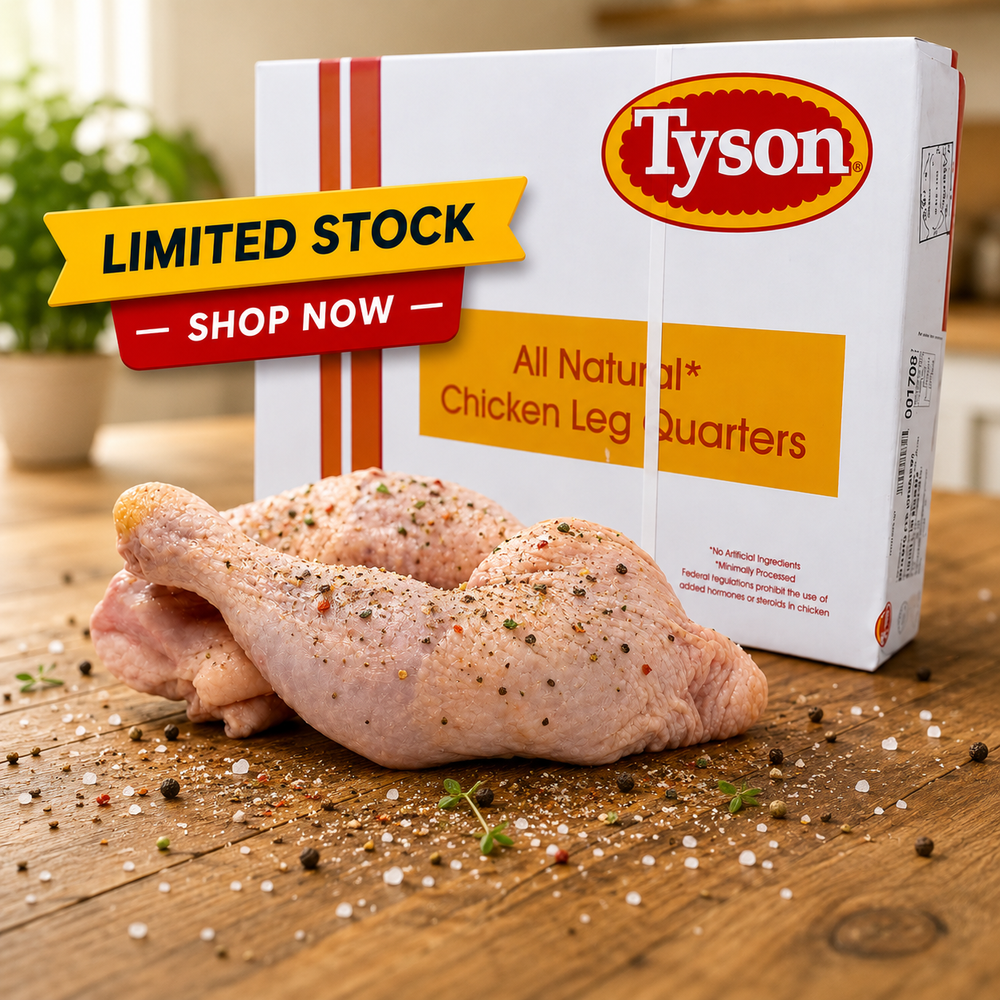 Chicken legs quarters 15kg package at Chan Mow Supermarket Saleufi Samoa