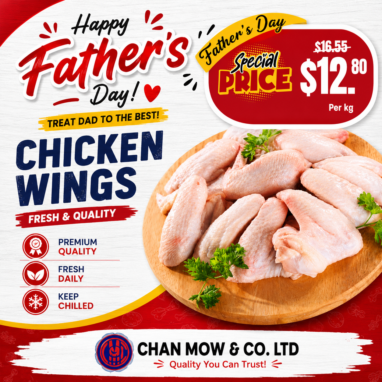 Chicken Wings (Per kg)