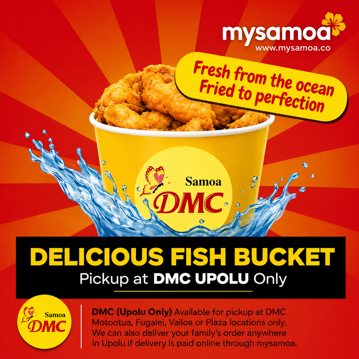 DMC Upolu Delicious Fish Bucket
